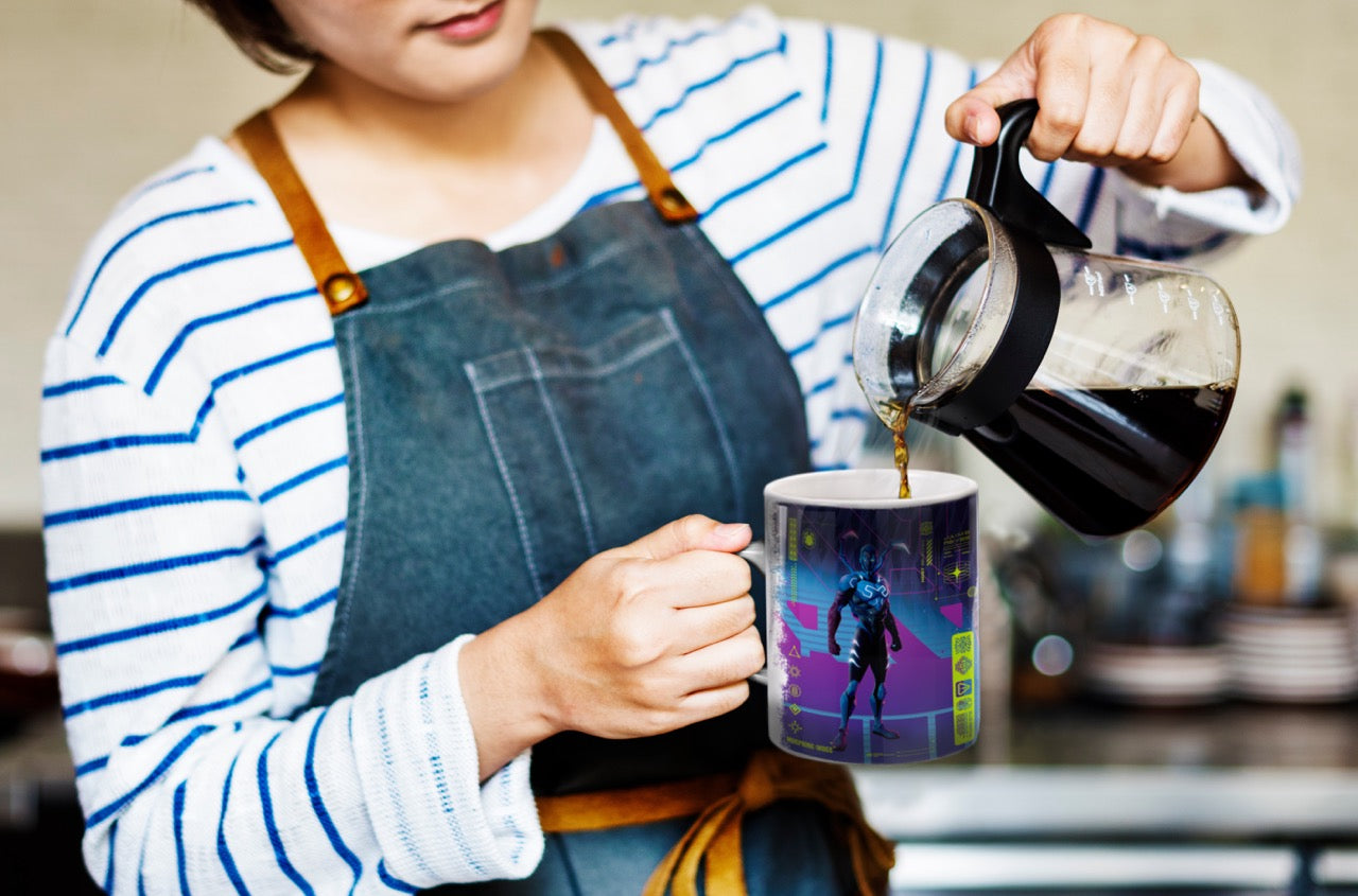 Blue Beetle (Tech Hero) 11 oz Morphing Mugs®  Heat- Sensitive Mug MMUG1554